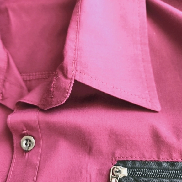 Jeansian cranberry button up. CLEAN!!! - Picture 10 of 10